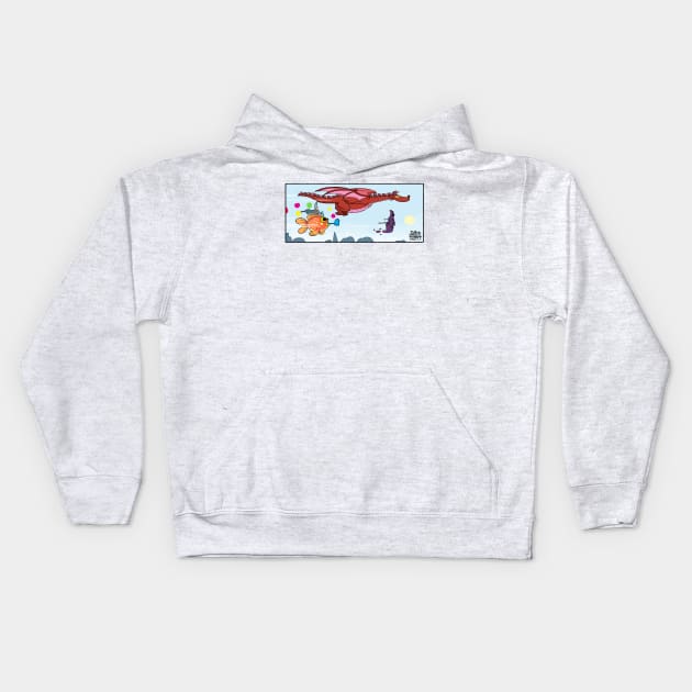 Take Flight Kids Hoodie by Slack Wyrm